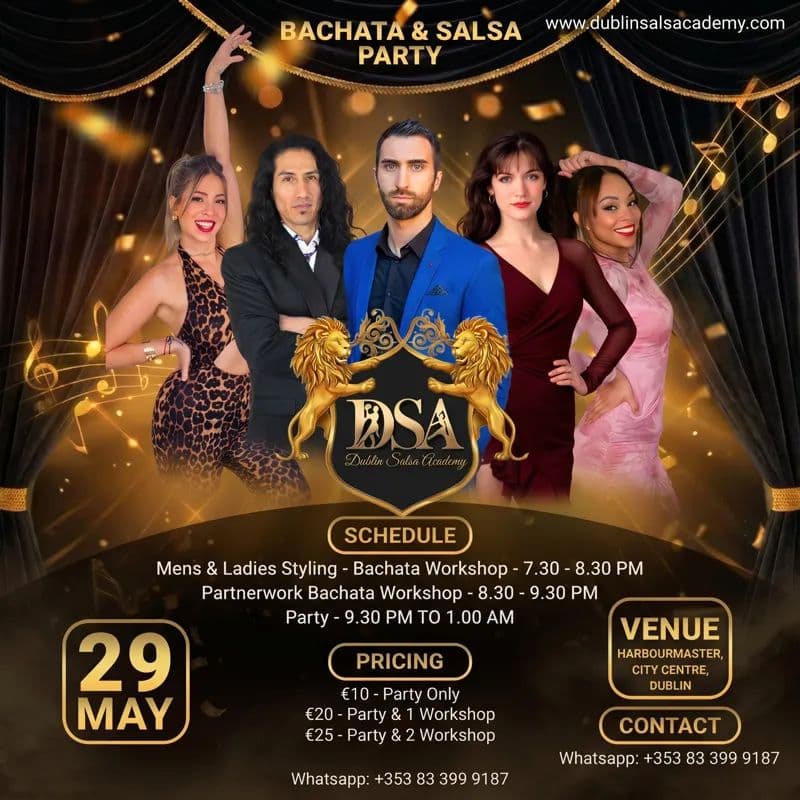 BACHATA & SALSA PARTY - mixed event