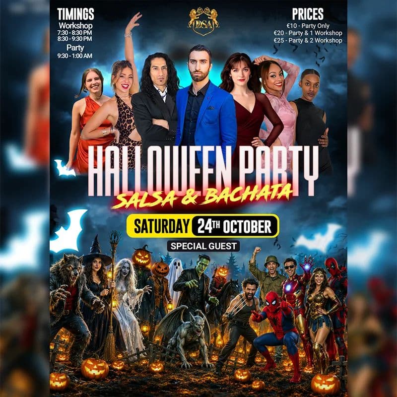 Halloween Bachata & Salsa Party 2026