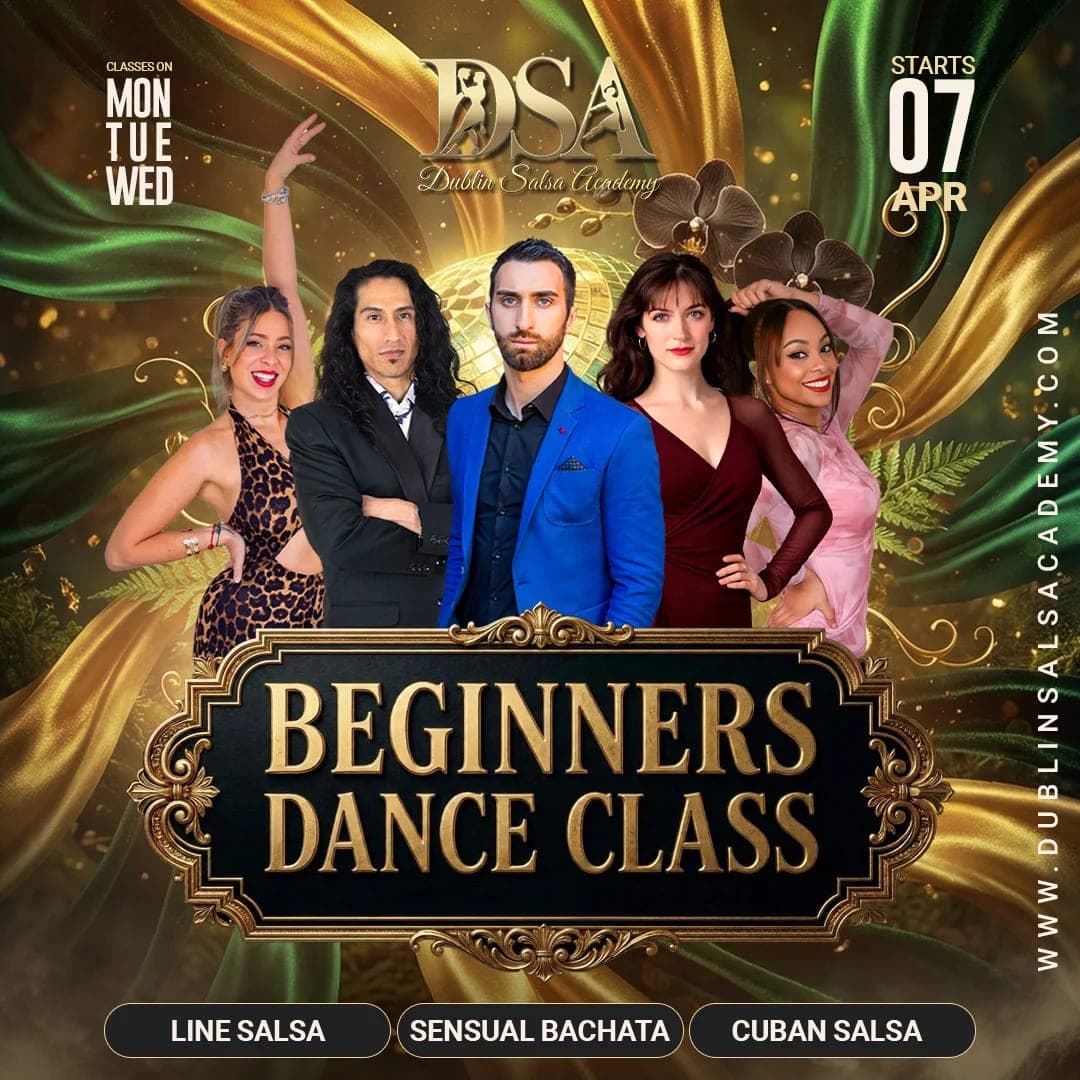 Beginner Line Salsa Classes in Dublin - salsa event